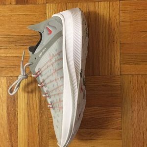 Silver Nike transparent sneakers